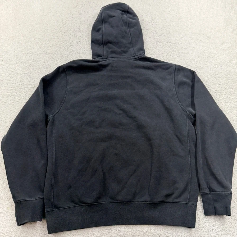 Nike Sportswear Club Fleece Hoodie Black White Futura Logo Mens M‎ BV2973-010